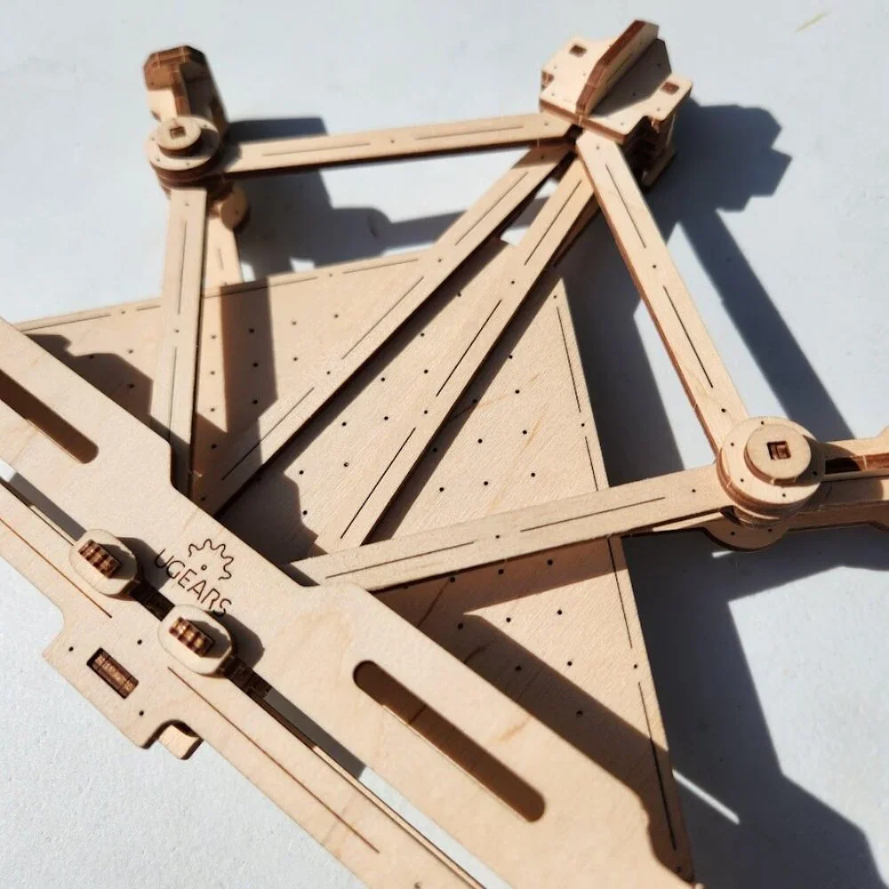 UGEARS STEM Lab Multiplier Multiplication Math Tool Fidget Toy Calculator Wooden
